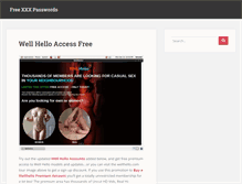 Tablet Screenshot of freexxxpasswords.info